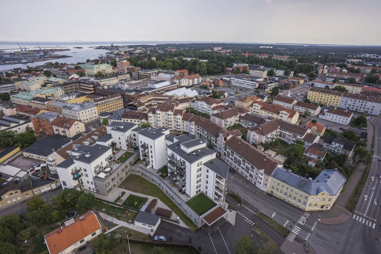 Flygfoto Oskarshamn